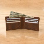 Personalized Bifold Leather Wallet for Men