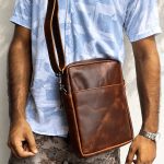Full Grain Leather Sling Bag